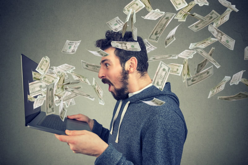 パソコンからお金